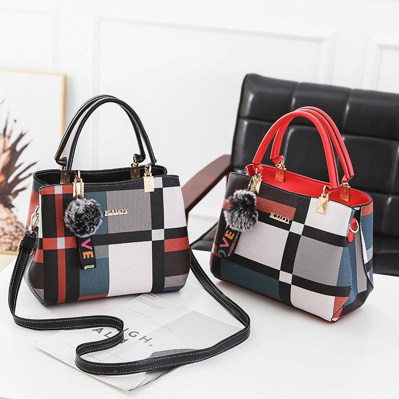 Bolsa Feminina LUXURY VINTAGE 80´s Em Couro PU - Inov&tec