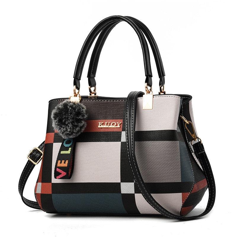 Bolsa Feminina LUXURY VINTAGE 80´s Em Couro PU - Inov&tec
