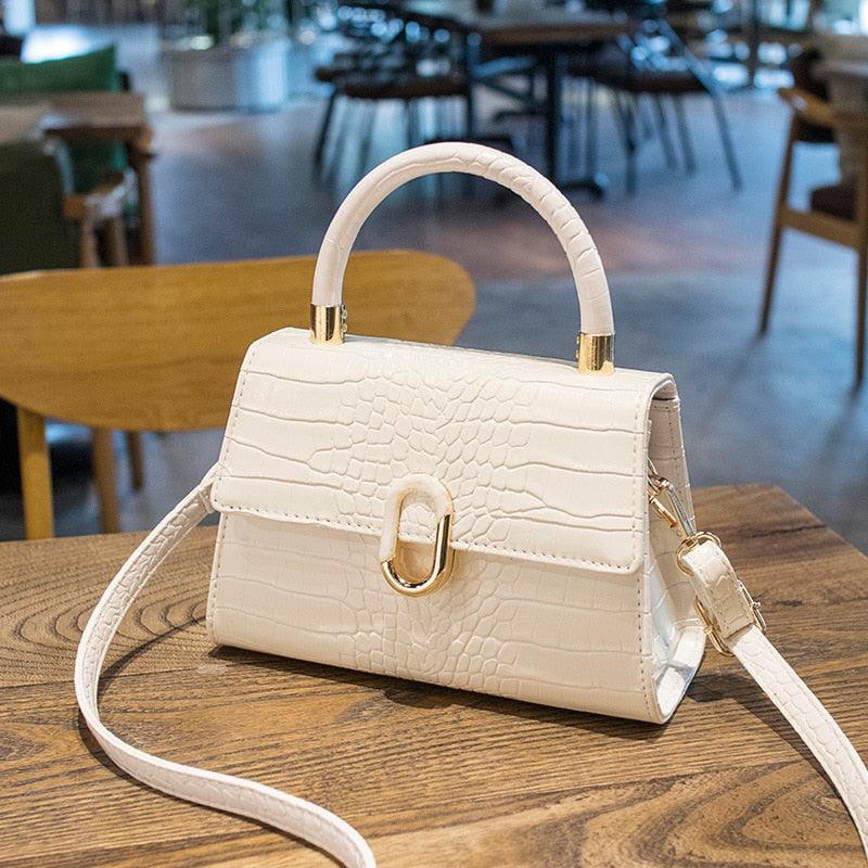 Bolsa Feminina CHICK PENDANT Em Couro PU - Bolsa De Mão e Ombro - Inov&tec