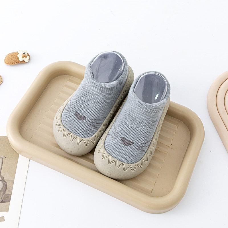 Sapatinho Meia Antiderrapante Super Confortável para Bebes - MEU PEZINHO - Inov&tec
