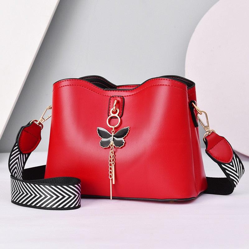 Bolsa LADIE BUTTERFLY Em Couro PU - Estilo, Sofisticação e Elegância! - Inov&tec