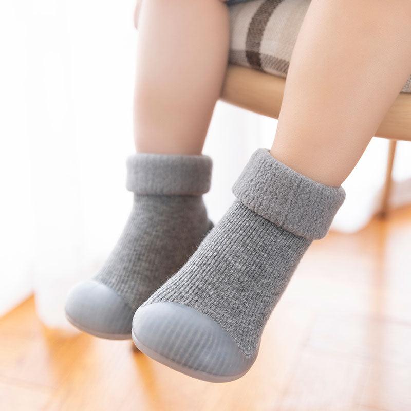 Sapatinho Meia Quentinho e Antiderrapante MEU PUPILO™️ - Super Confortável para Bebes - Inov&tec