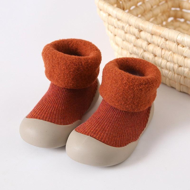 Sapatinho Meia Quentinho e Antiderrapante MEU PUPILO™️ - Super Confortável para Bebes - Inov&tec