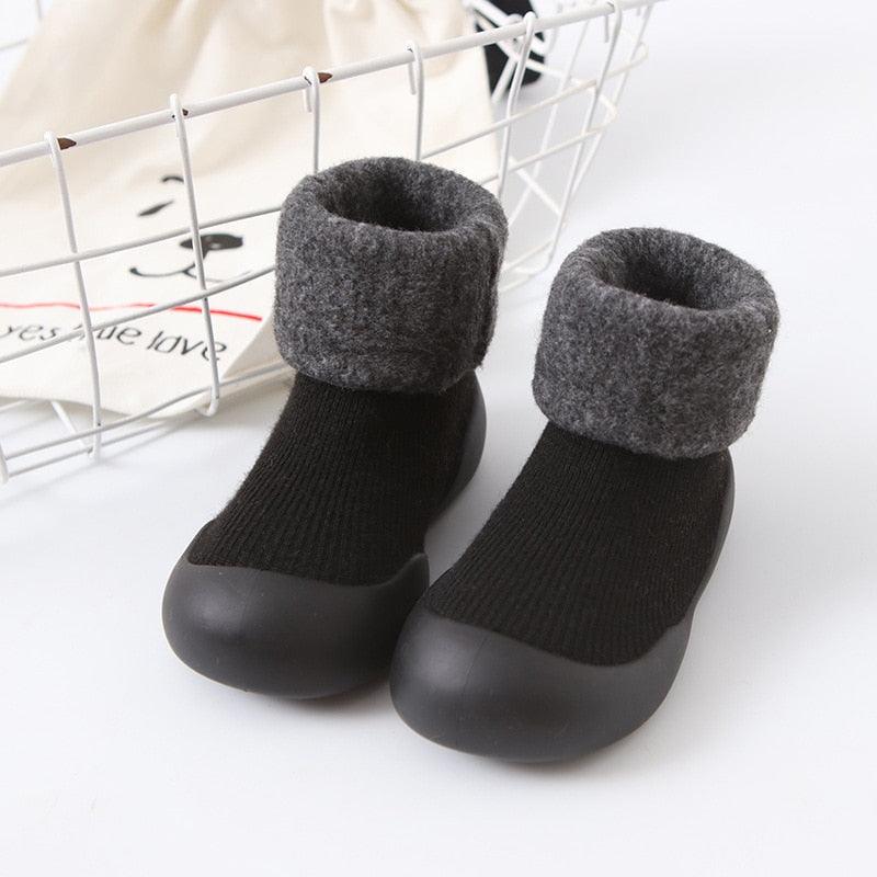 Sapatinho Meia Quentinho e Antiderrapante MEU PUPILO™️ - Super Confortável para Bebes - Inov&tec