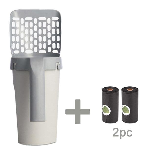 Pá Higiênica Para Gatos CAT POOP Com Sacos Embutidos Autolimpante - Inov&tec