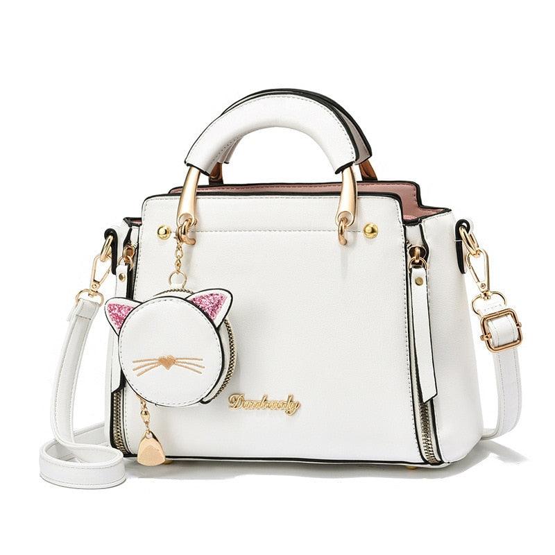 Bolsa Feminina em Couro PU LOVE CAT - Inov&tec
