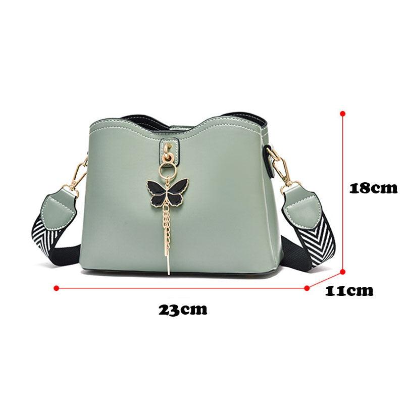 Bolsa LADIE BUTTERFLY Em Couro PU - Estilo, Sofisticação e Elegância! - Inov&tec