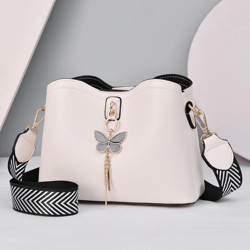 Bolsa LADIE BUTTERFLY Em Couro PU - Estilo, Sofisticação e Elegância! - Inov&tec
