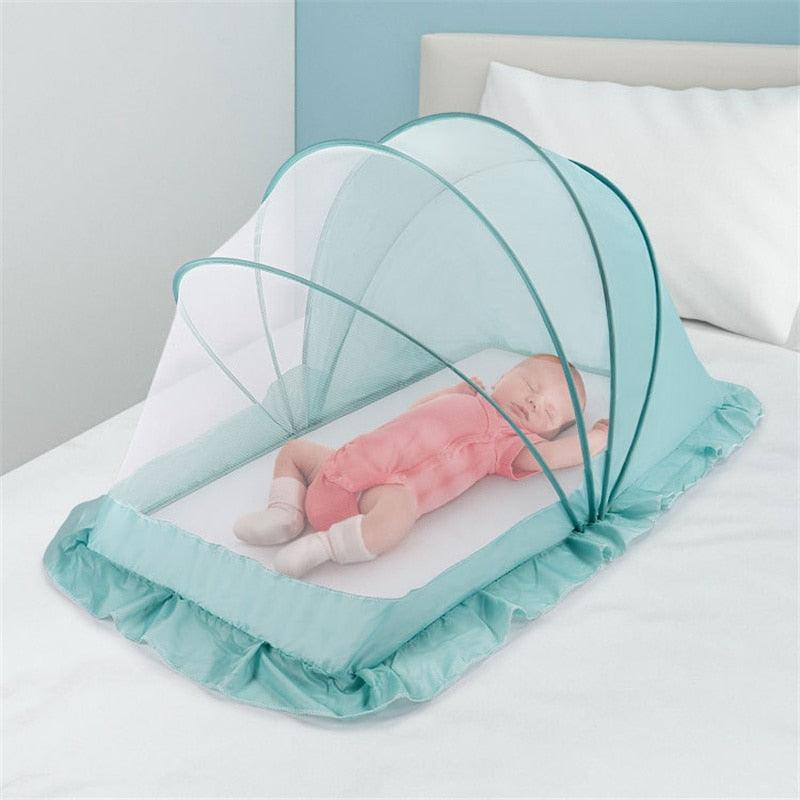 Berço Portátil Anti-Mosquito Repelente Dobrável SAFE NAPPY - Inov&tec