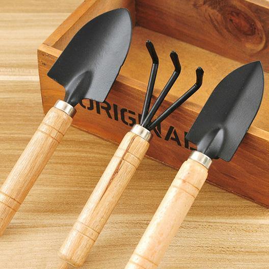 3 Peças de Mini Ferramentas de Jardinagem - Kit Garden