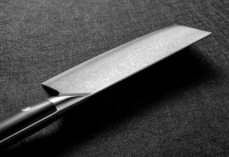 Faca do Chefe de Aço Damasco - Steel Chef's Delight