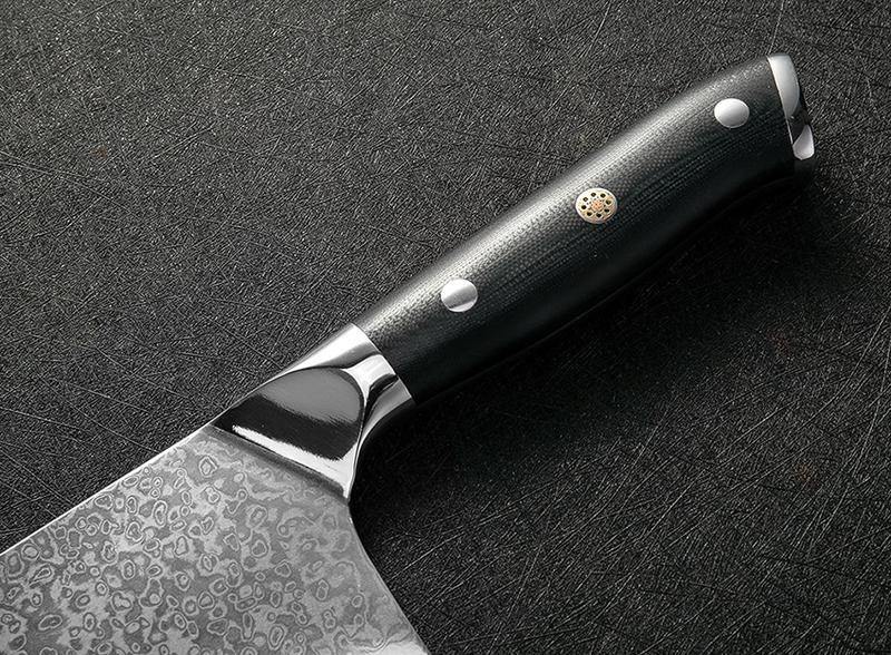 Faca do Chefe de Aço Damasco - Steel Chef's Delight