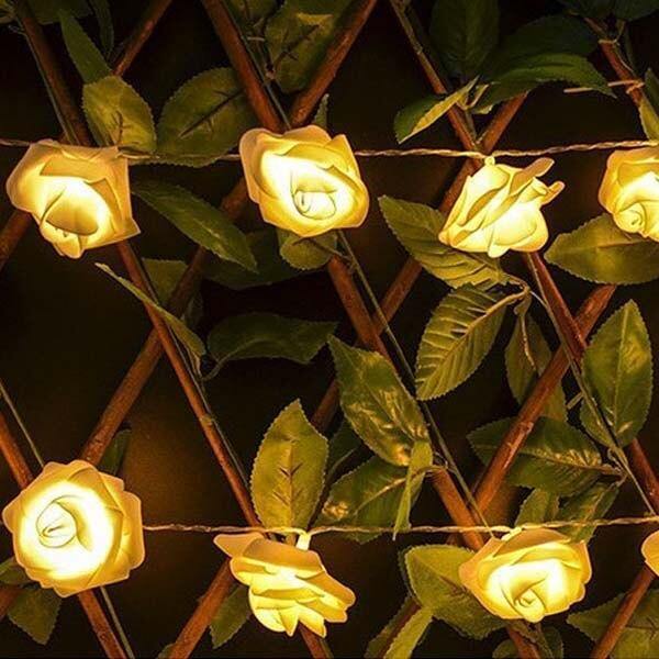 Cordão de Rosas Pisca-Pisca - Rose Lights