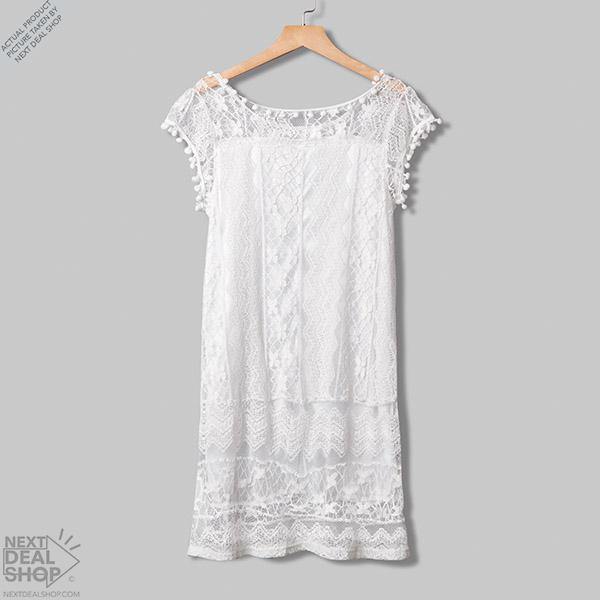 Vestido Curto Renda Boho - Summer Elegance