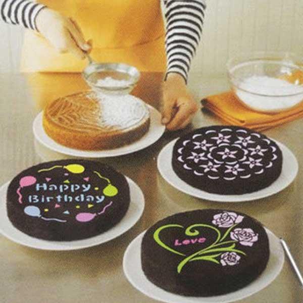 3 Peças de Molde para Decoração de Bolo