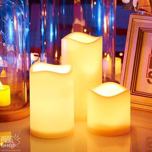 Vela de Led que Muda de Cor por Controle Remoto - Sem chamas, sem fumaça, sem bagunça de cera!