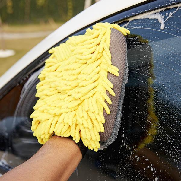 Luva de Lavagem de Carro em Esponja de Microfibra