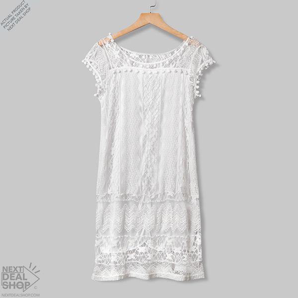 Vestido Curto Renda Boho - Summer Elegance