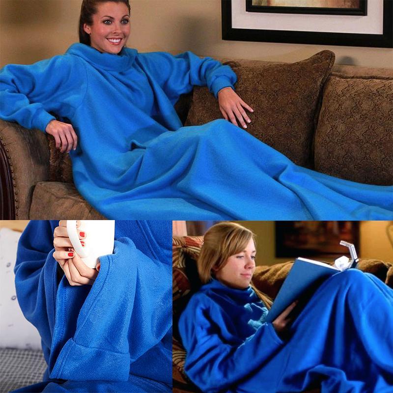 Cobertor de Lã com Mangas - SnuggleWrap