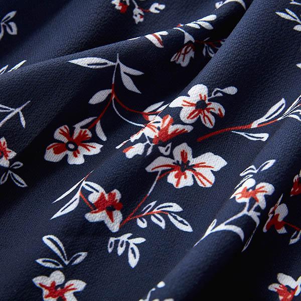 Vestido Curto Canelado Floral