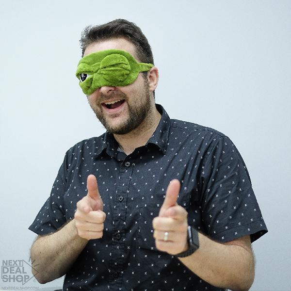 Máscara Engraçada Olho de Sapo 3D