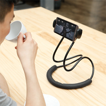 Suporte de Telefone e Tablet Articulado 360º para Pescoço