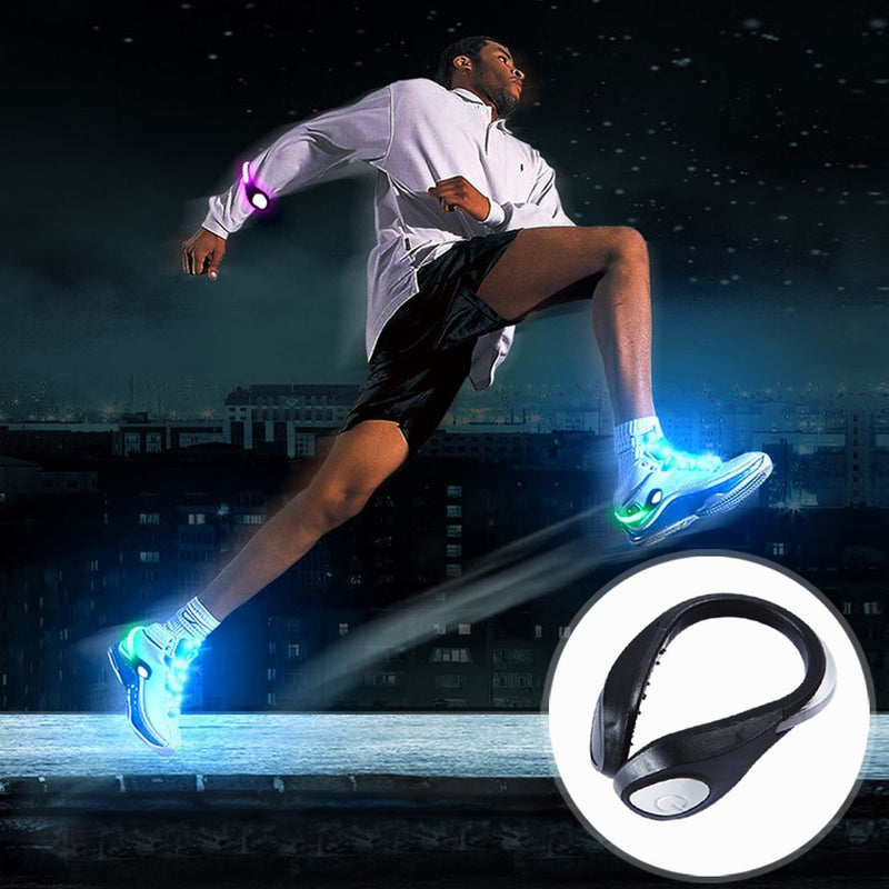 Clipes de Led para Tênis - Perfeitos para Corredores Noturnos!