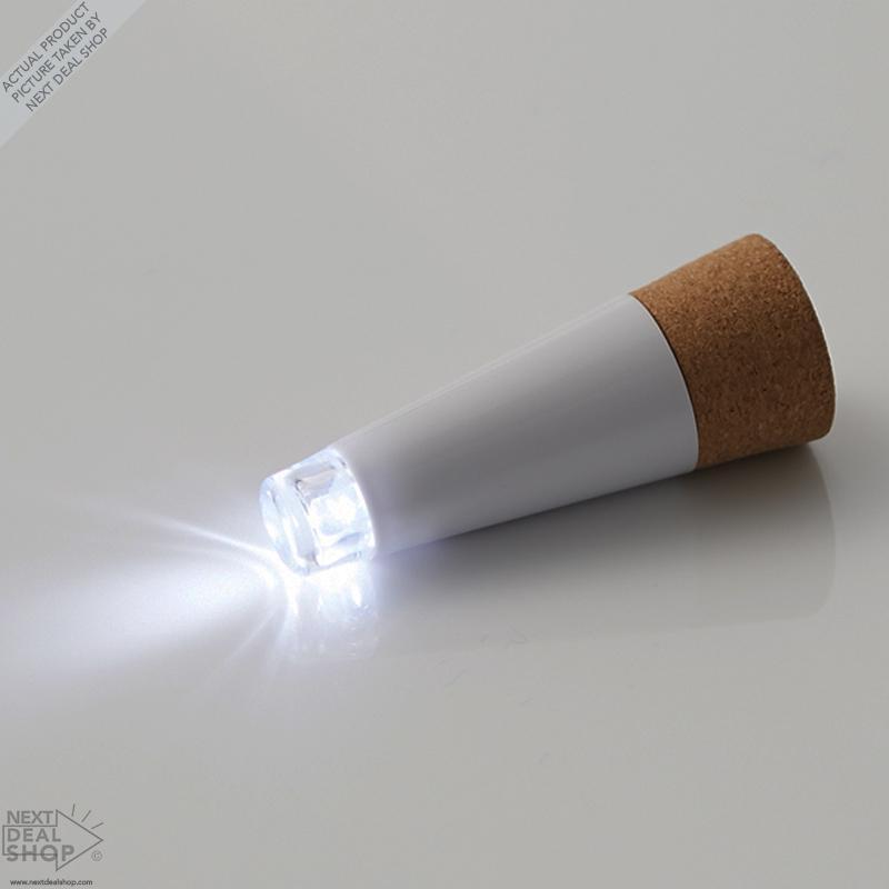 Rolha de Garrafa de LED Recarregável com USB - Transforme Suas Garrafas em Arte!