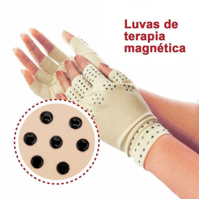 Luvas Magnéticas Terapêutica Anti-Artrite, Carpo, Tendinite e Reumatoide