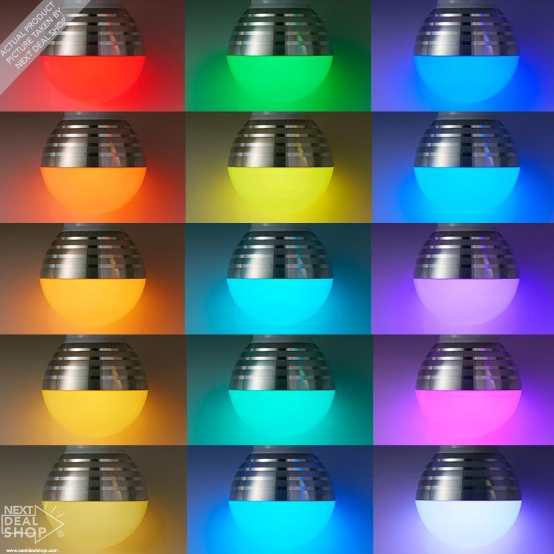 Lâmpada com Iluminação de Cores RGB - MagicGlow RGB Color-Changing
