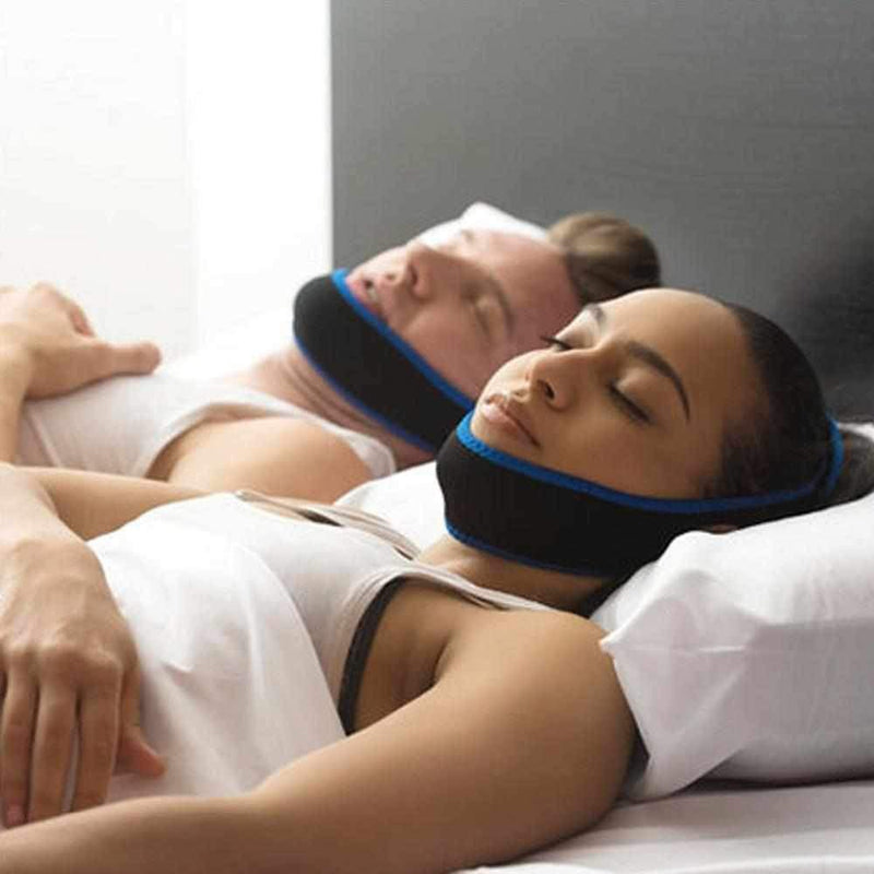 Faixa Facial Anti-Ronco e Apnéia em Neoprene Lavável MaxSleep