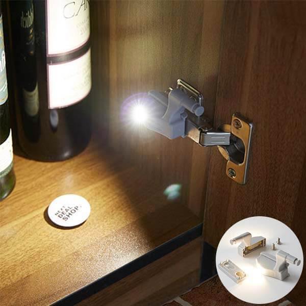 10 Peças de Sensor Inteligente com Luz LED para Dobradiças