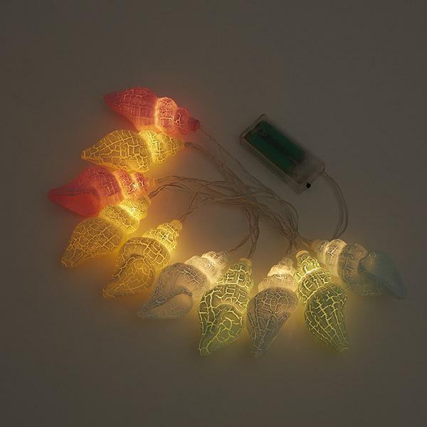 Fio de Luzes Decorativas de Concha - MarineGlow