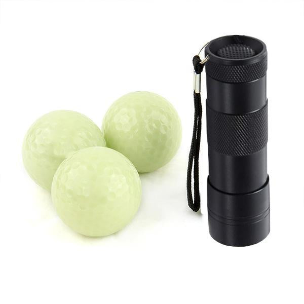 Conjunto de Bolas de Golfe que Brilham no Escuro - LuminousLinks