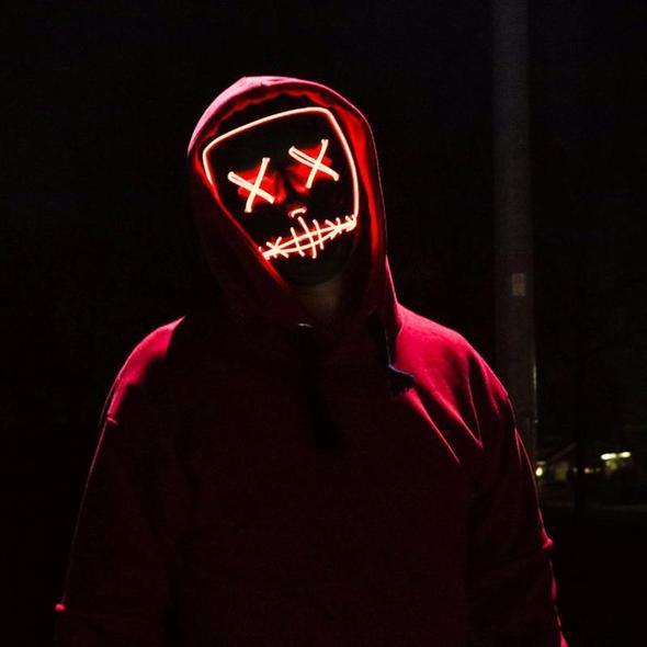 Máscara de Arame EL para Halloween