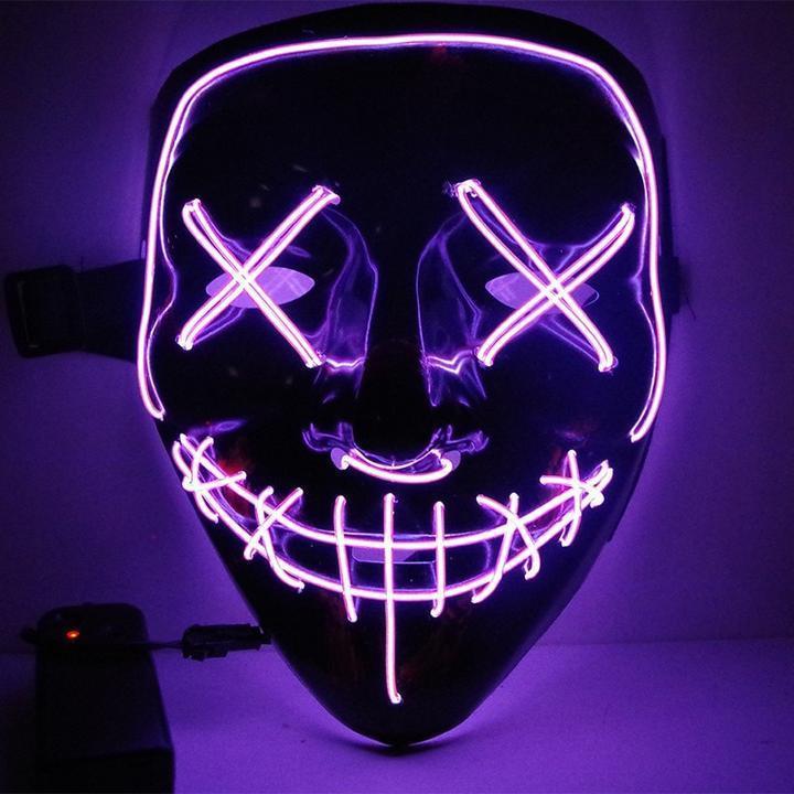 Máscara de Arame EL para Halloween