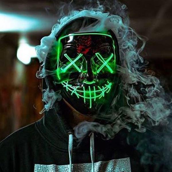 Máscara de Arame EL para Halloween