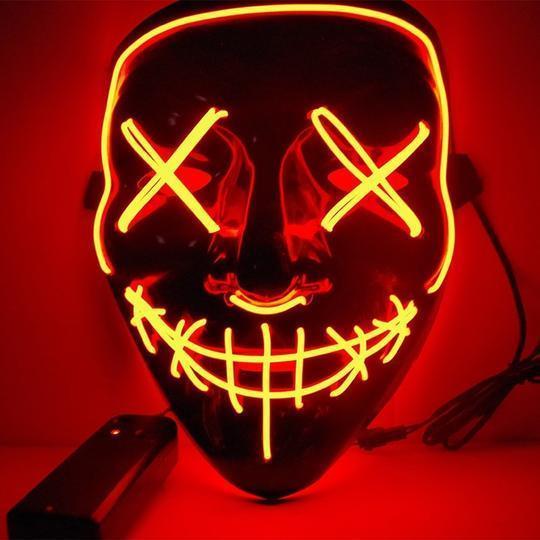 Máscara de Arame EL para Halloween