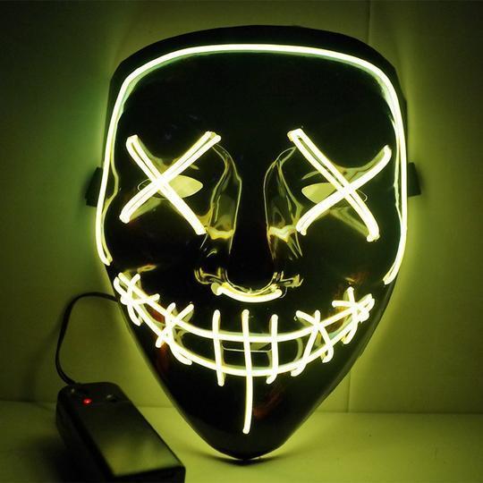 Máscara de Arame EL para Halloween