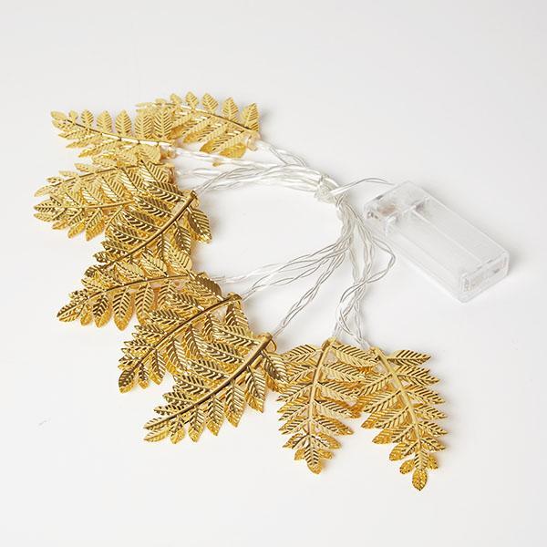 Fio de Folhas de Luzes LED de Ferro - Leaf Lights