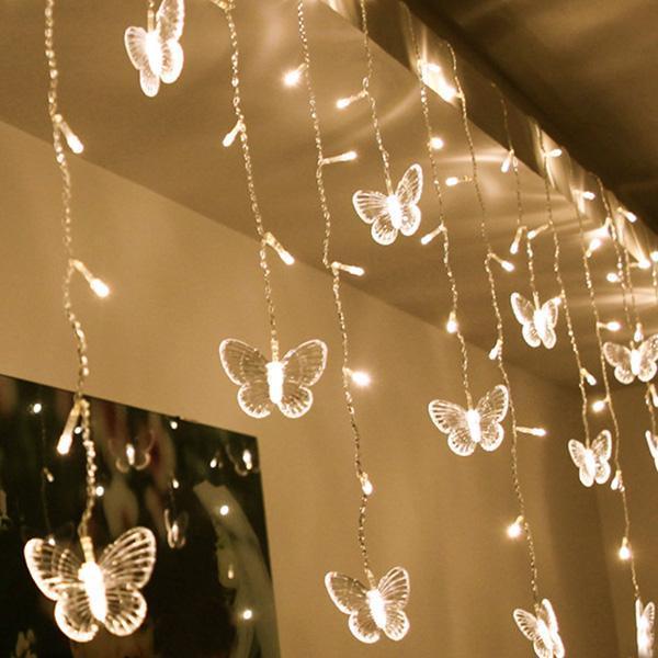 Fio de Luzes com 48 LEDs de Borboleta WingedGlow