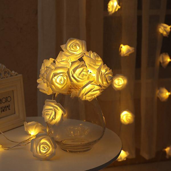 Cordão de Rosas Pisca-Pisca - Rose Lights