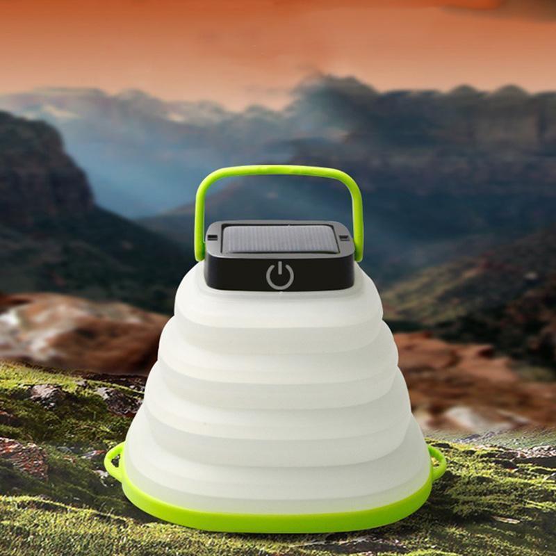 Luz de Viagem Dobrável Movida à Energia Solar