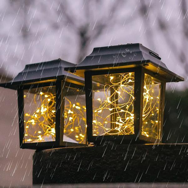 Luminária Solar com 2 modelos de LED para Jardim