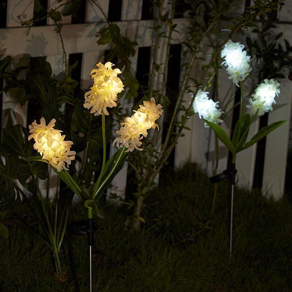 Estaca LED de Jacinto à Energia Solar - SunBloom