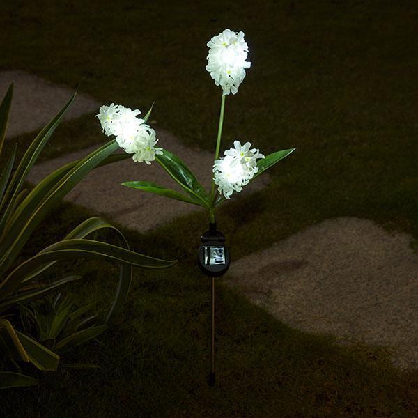 Estaca LED de Jacinto à Energia Solar - SunBloom