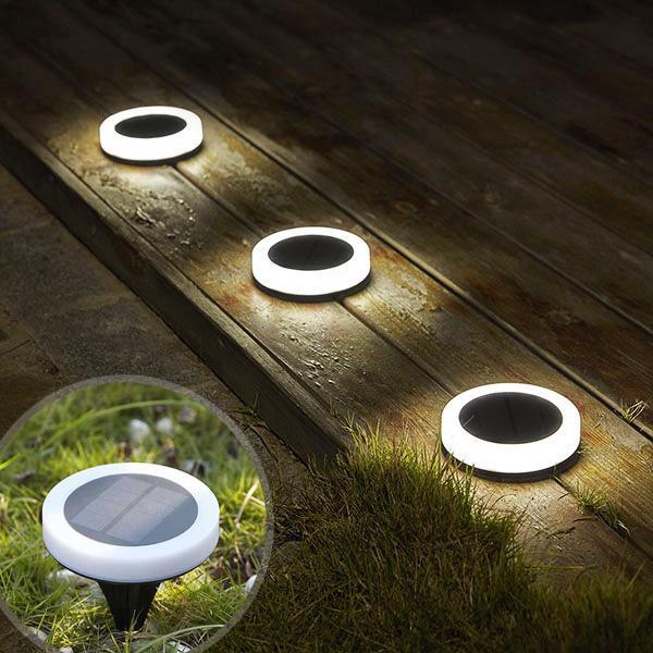 Luz de LED de Chão em Anel à Energia Solar - RingLight