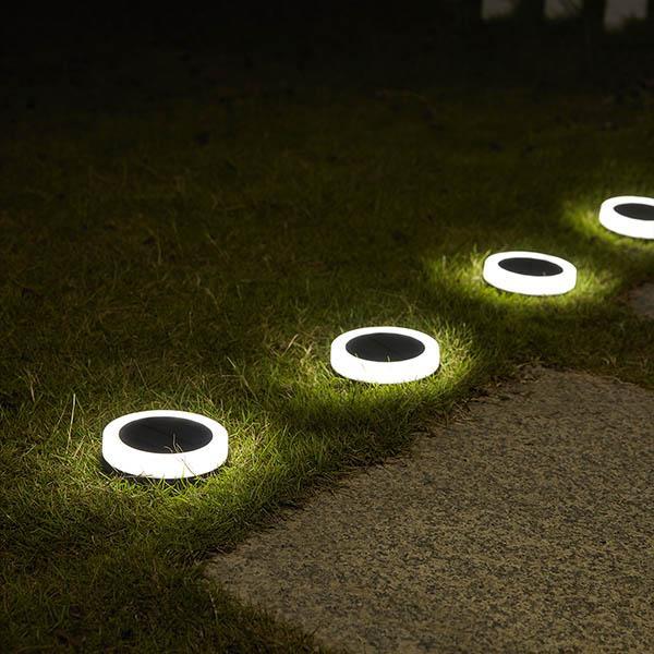 Luz de LED de Chão em Anel à Energia Solar - RingLight