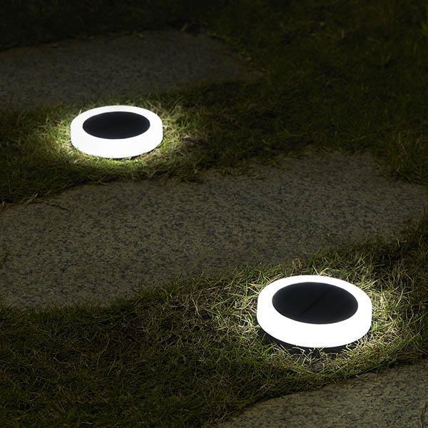 Luz de LED de Chão em Anel à Energia Solar - RingLight