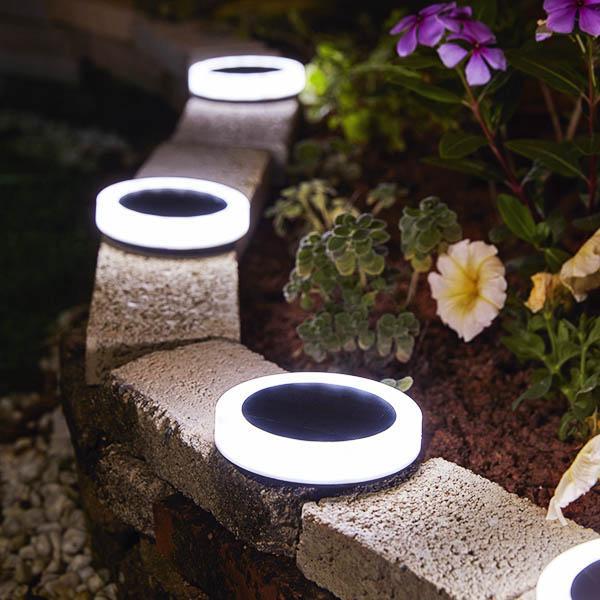 Luz de LED de Chão em Anel à Energia Solar - RingLight